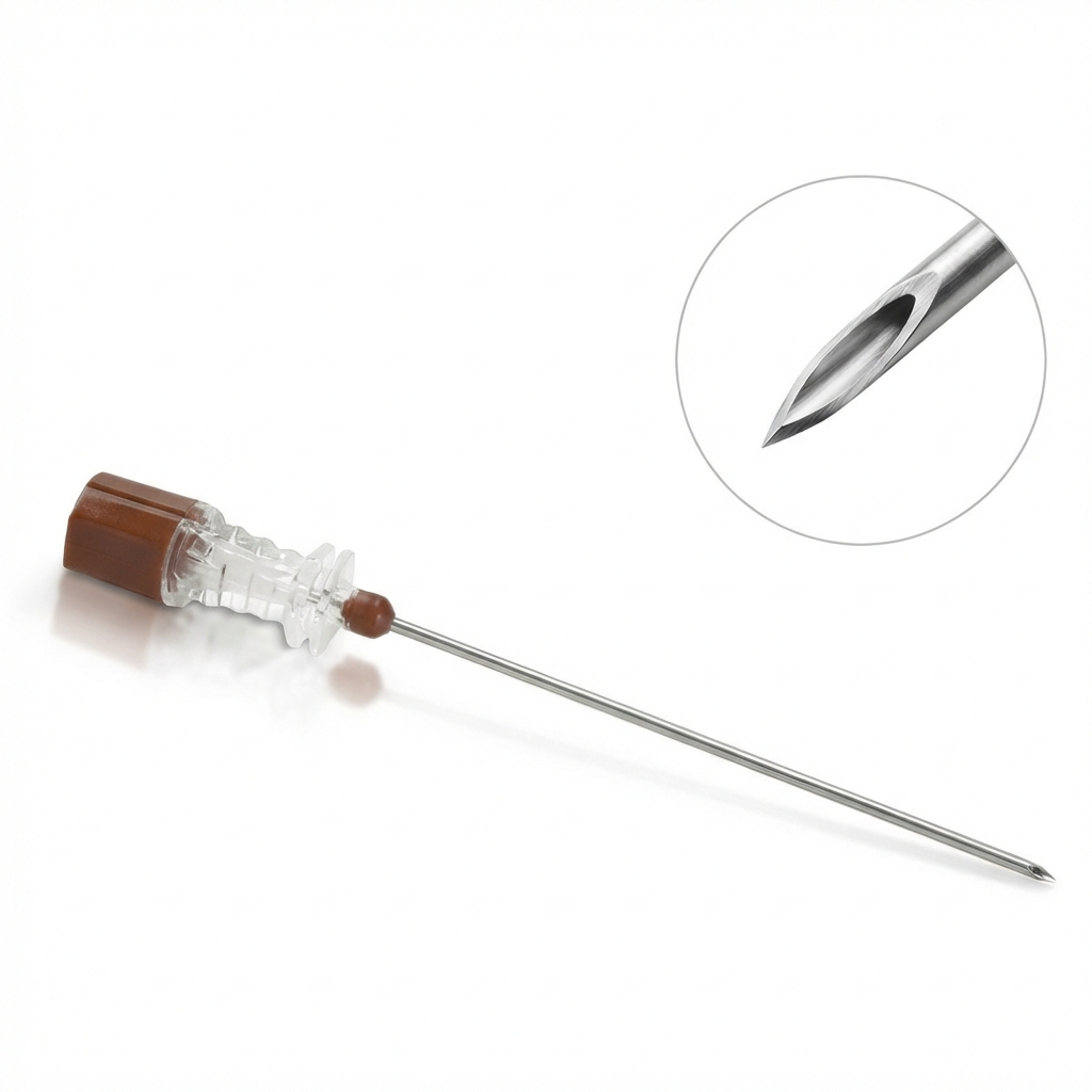 Aiguille Spinale G26- 90mm Biseau Quincke Avec Guide